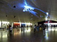 Skating under the disco lights