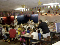 Party at the snack bar